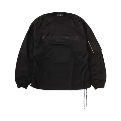 mastermind WORLD Boxy Bomber LS Tee "Black"