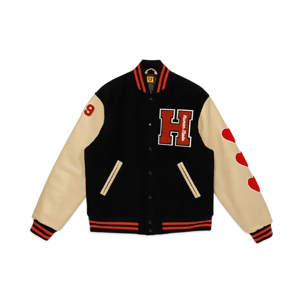 HUMAN MADE Varsity Jacket "Black"