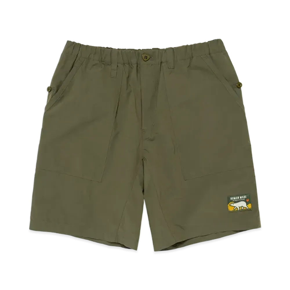 HUMAN MADE Nylon Shorts "Olivedrab"
