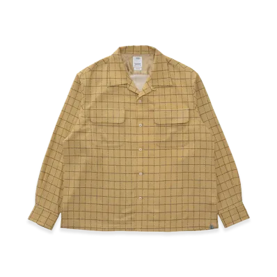 visvim Carrow Shirt Check L/S "Yellow"