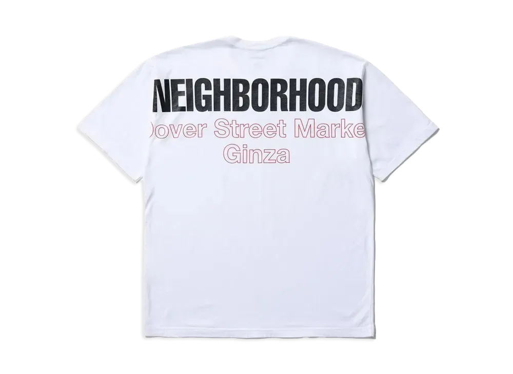 NEIGHBORHOOD x Dover Street Market Ginza Tee "White"