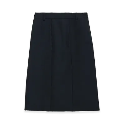 PRADA Women's Multi-Slit Skirt "Blue"