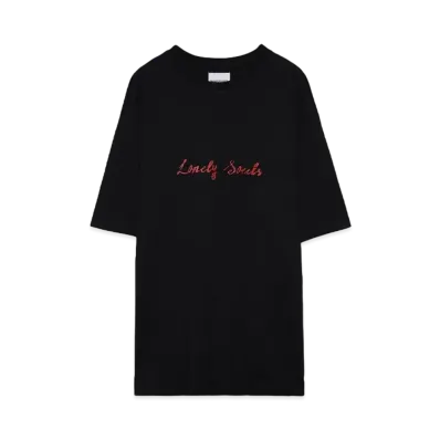 TAKAHIROMIYASHITATheSoloist. lonely souls. (oversized s/s pocket tee) "black"