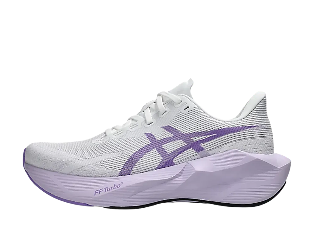 Asics Novablast 6 Wide "White/Murasaki"