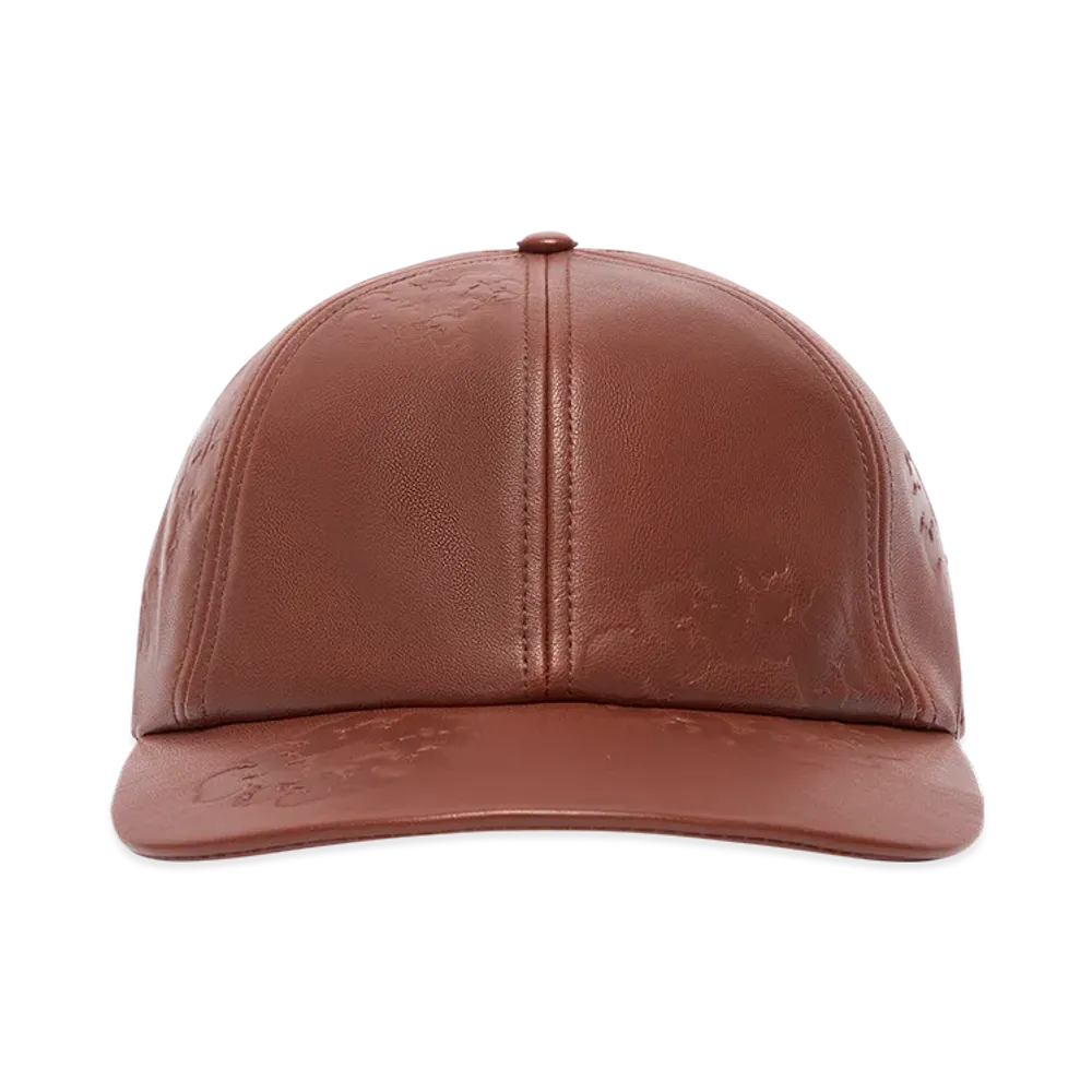 DENIM TEARS Leather Wreath Cap "Brown"