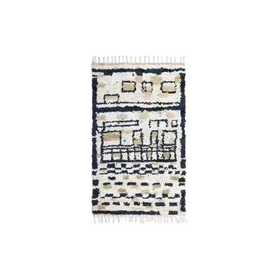 Stussy Upcycled Boucherouite Rug 152cm x 244cm "Beige"