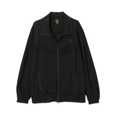 NEEDLES Fringe Track Jacket - Rayon Jersey "Black"
