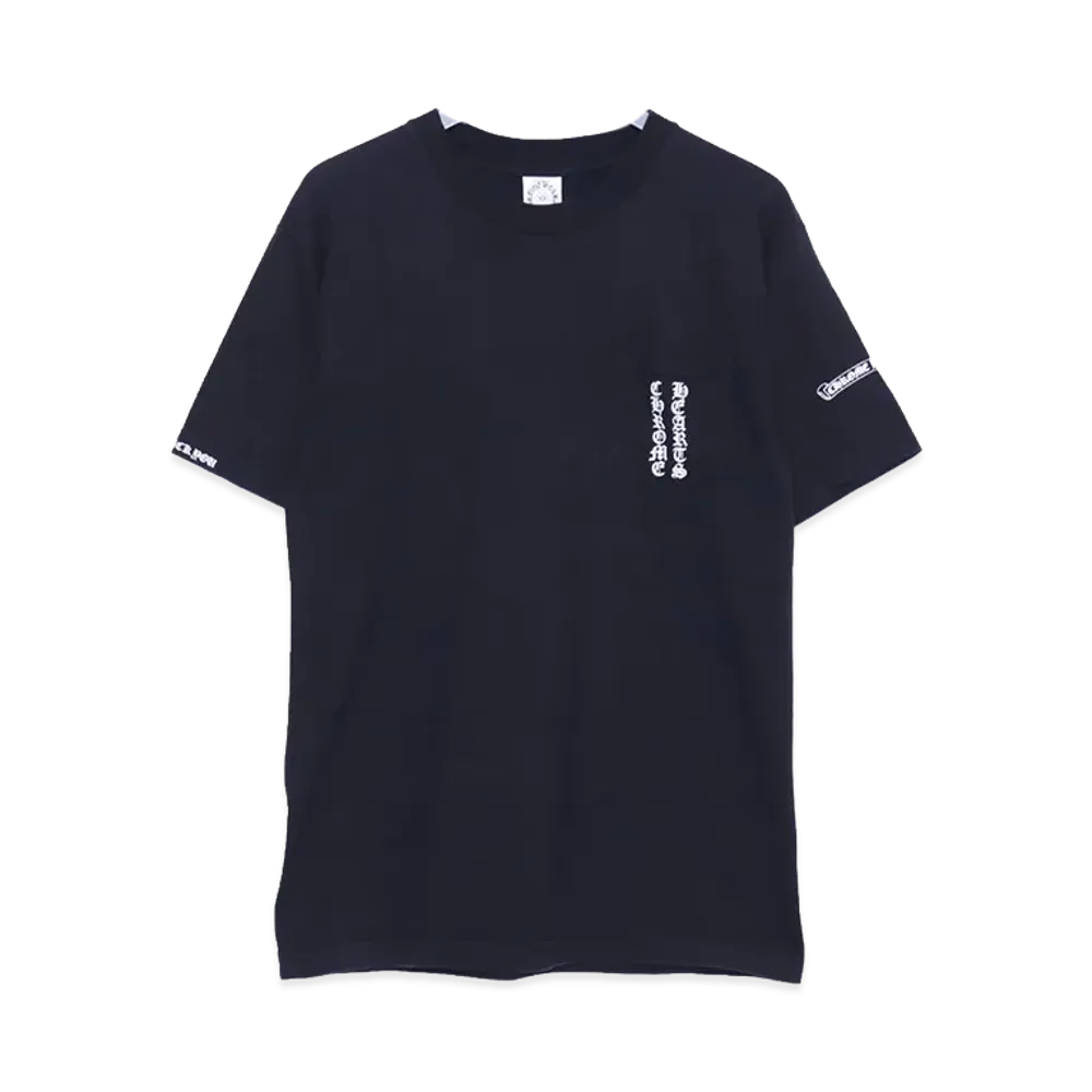Chrome Hearts Scroll Label Pocket T-Shirt "Black"