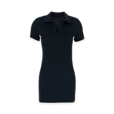 GUCCI Women's Jersey Polo Dress "Navy Blue"