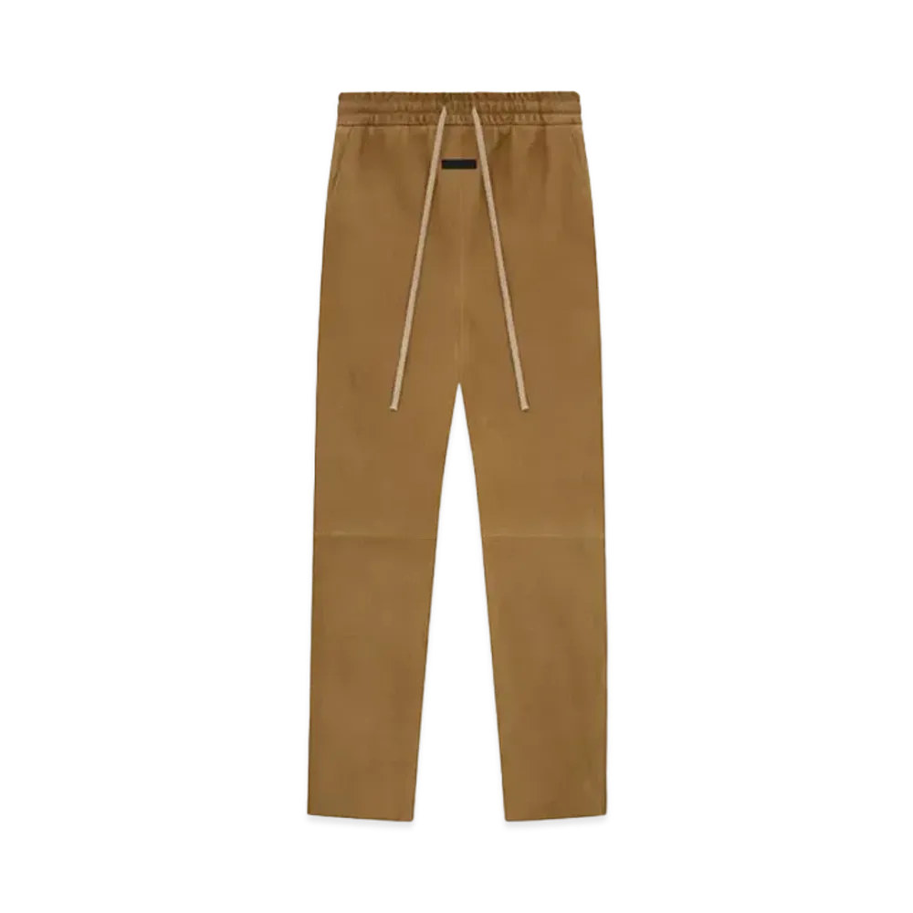 FEAR OF GOD ESSENTIALS Suede Forum Pants "Tuscan"