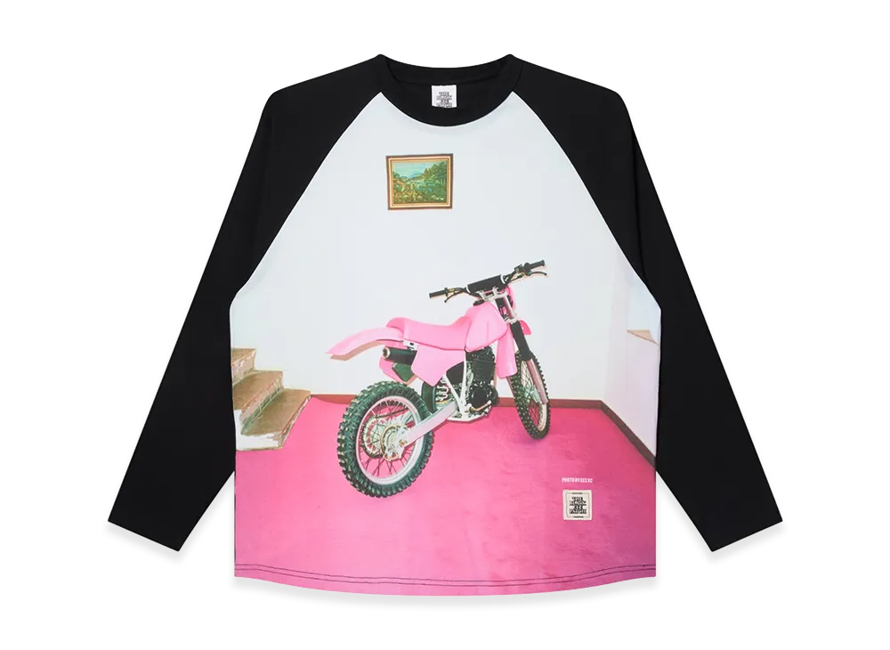BlackEyePatch CES XC Bike Raglan L/S Tee "White/Black"
