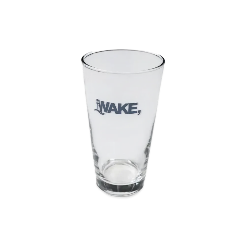 WAKE Beer Glass "Clear"