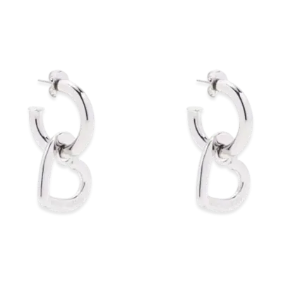 Marc Jacobs The Charmed Double Heart Hoops