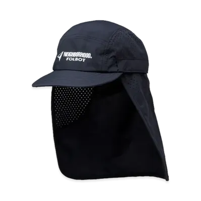 NEIGHBORHOOD x FOLBOT . Sunshade Jet Cap "Black"