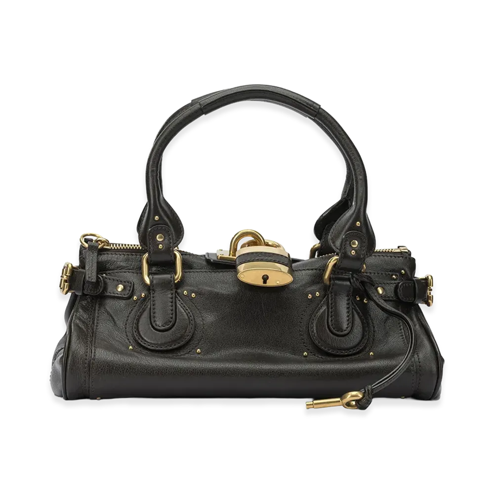 Chloe Women's Leather Paddington Handbag "Dark Brown"