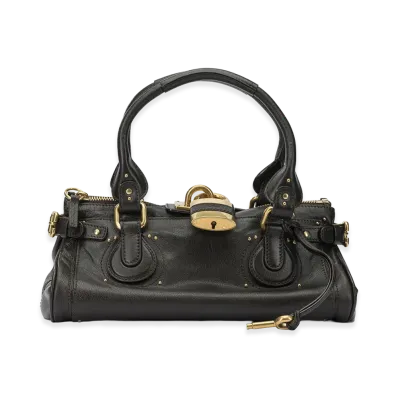 Chloe Women's Leather Paddington Handbag "Dark Brown"