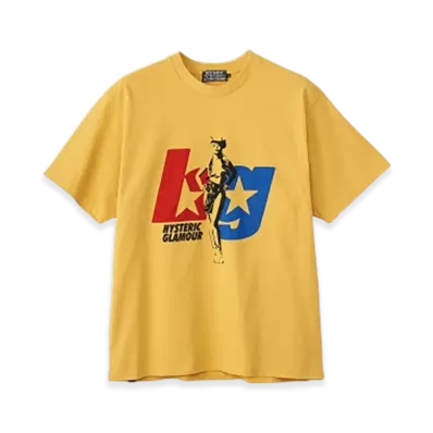 HYSTERIC GLAMOUR Wicked Way T-Shirt "Yellow"
