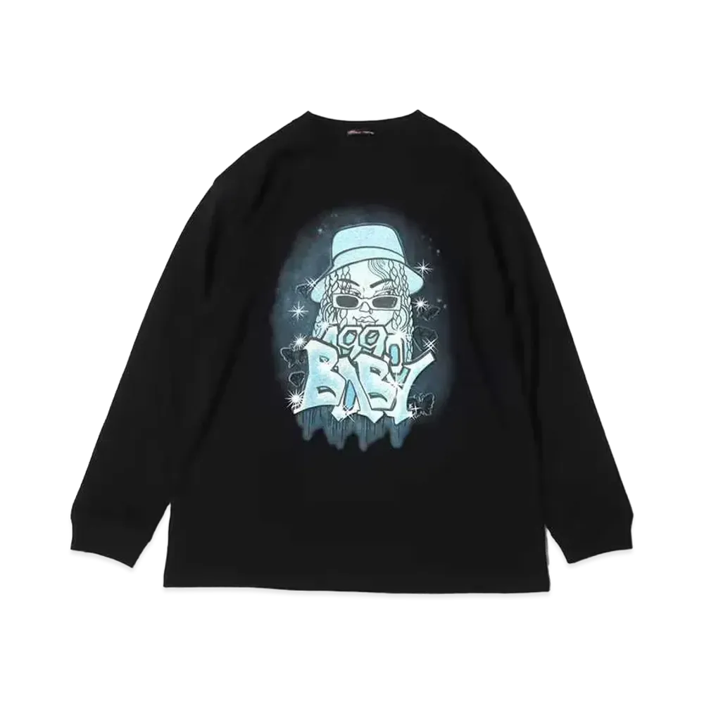 atmos pink x Riehata Graphic Art Ronty "Black"
