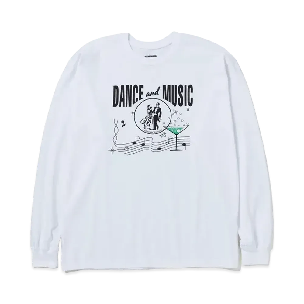 NEIGHBORHOOD NH . Tee LS-9 "White"