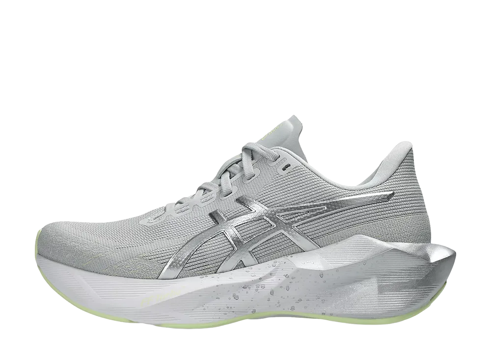 Asics Women's Novablast 6 Platinum "Glow Green"