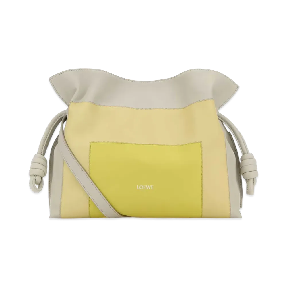 LOEWE Women's Nappa Leather X Josef And Anni Albers Medium Flamenco Clutch "Multicolor"