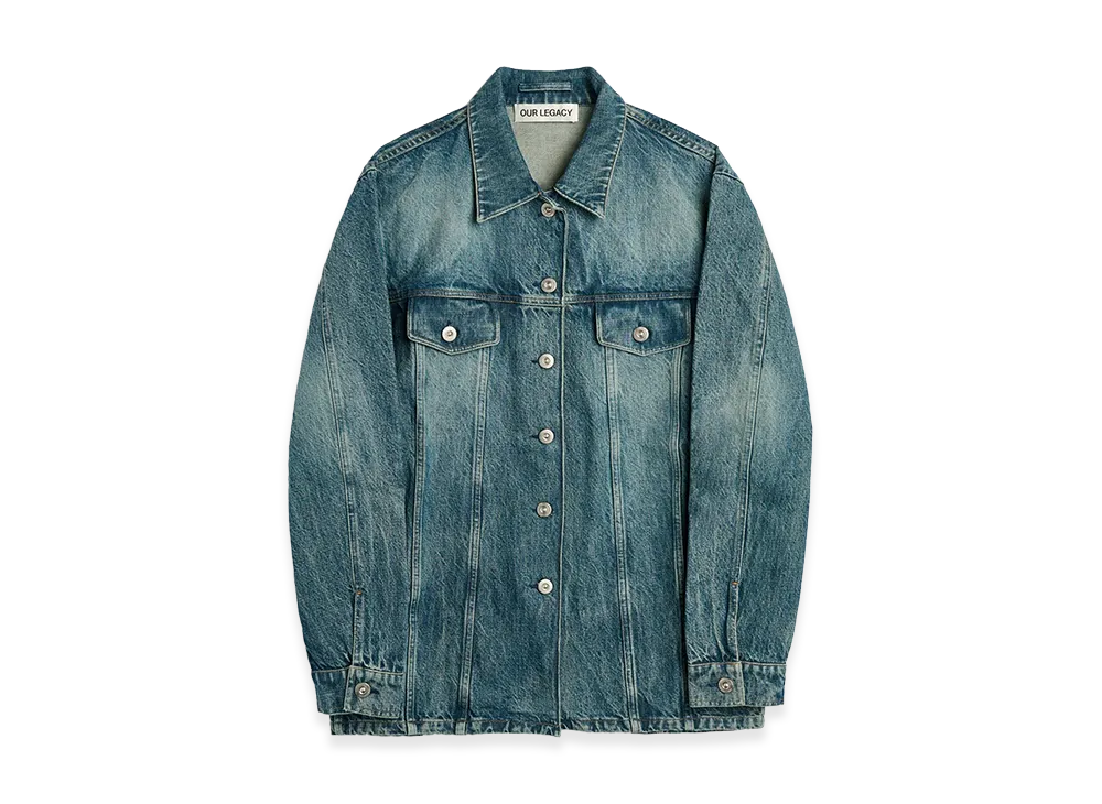 OUR LEGACY Women's Shackle Jacket "River Blue Wash"