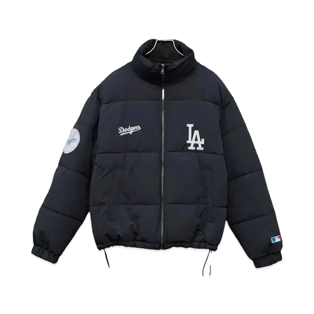MLB Reversible Oversized Stand Padded Jacket "Dark Navy"