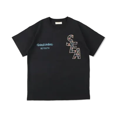 WIND AND SEA (PATTERN) S/S TEE "Black"
