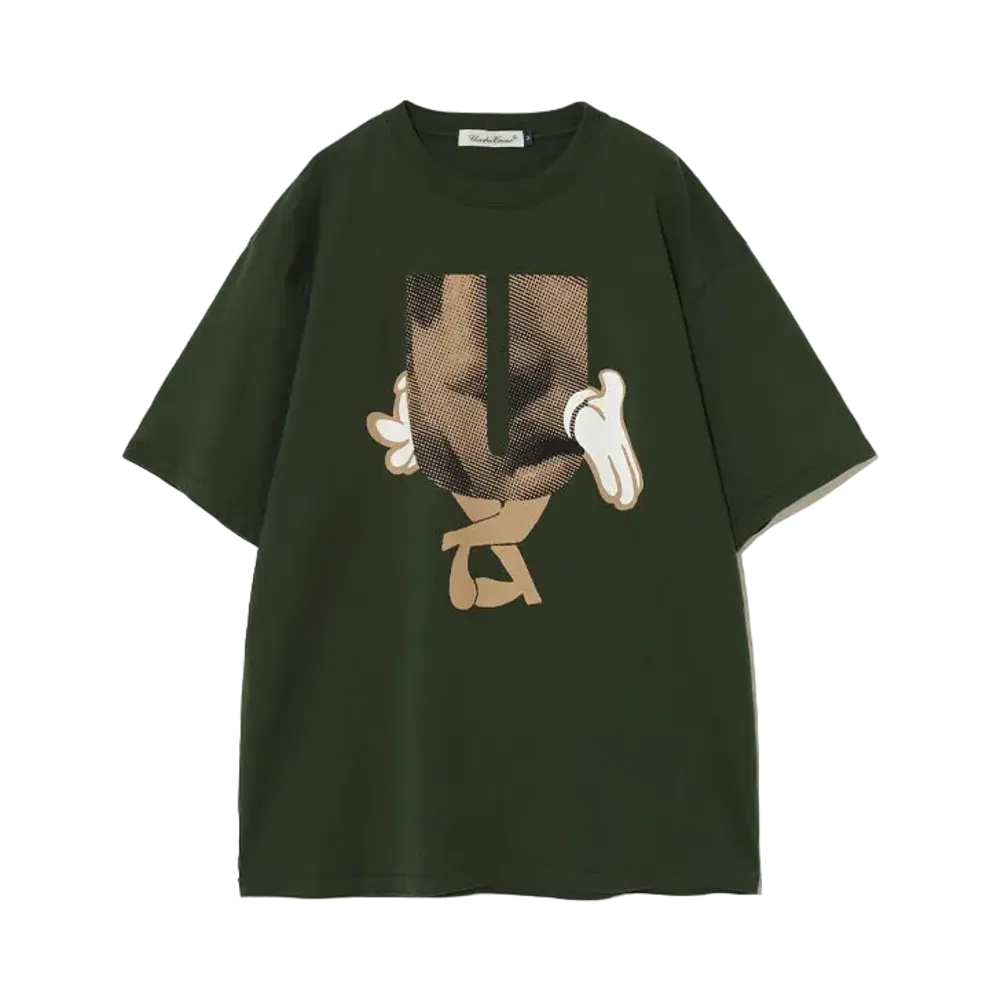 UNDERCOVER Cotton T-Shirt "Khaki Green"