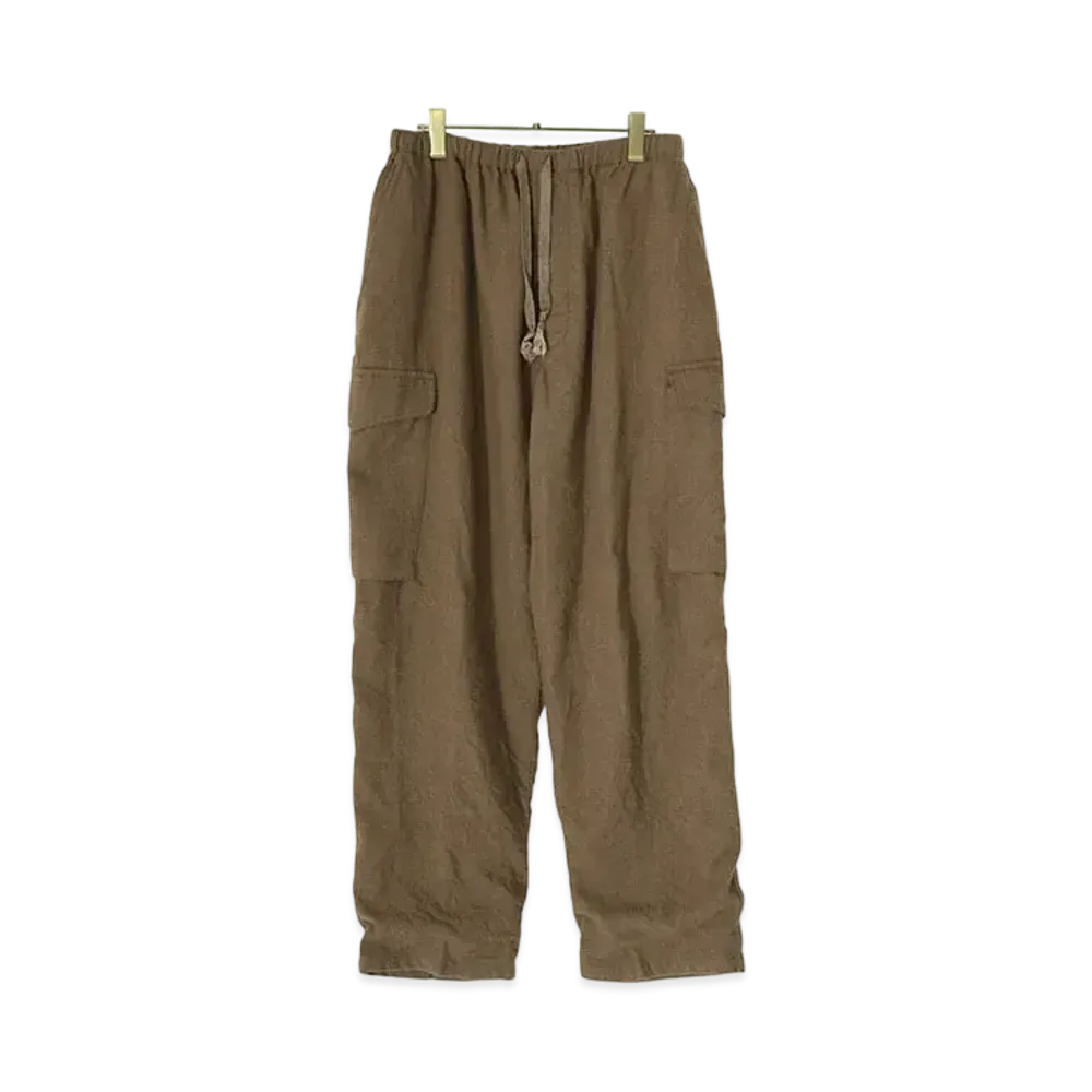COMOLI Full-Length Wool 6P Pants "Khaki"