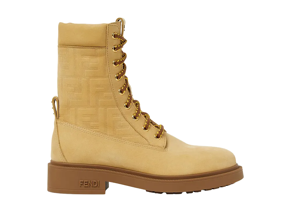 FENDI Women's Filo Boots "Beige"