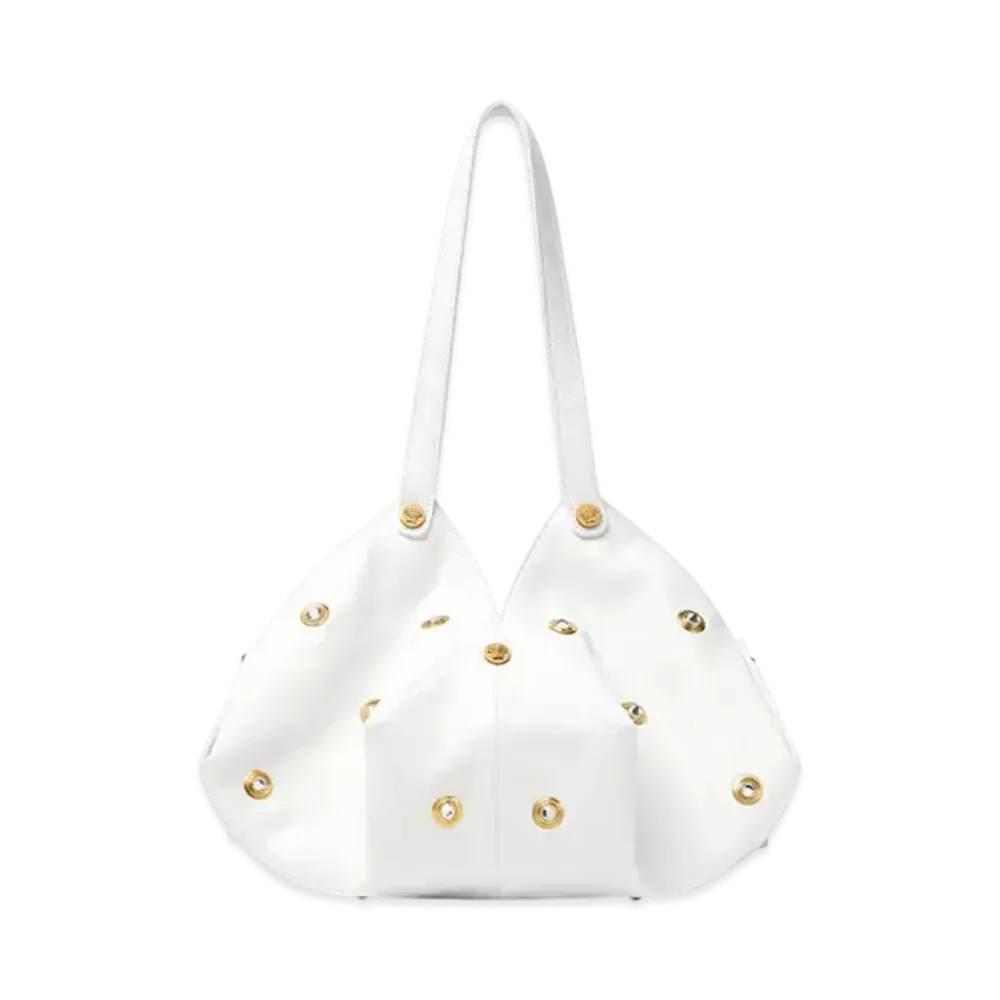 Versace Protea Shoulder Bag "White"