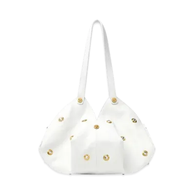 Versace Protea Shoulder Bag "White"