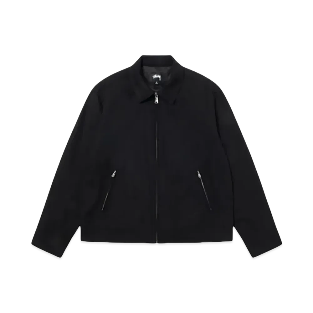 Stussy Garage Jacket Gabardine "Black"