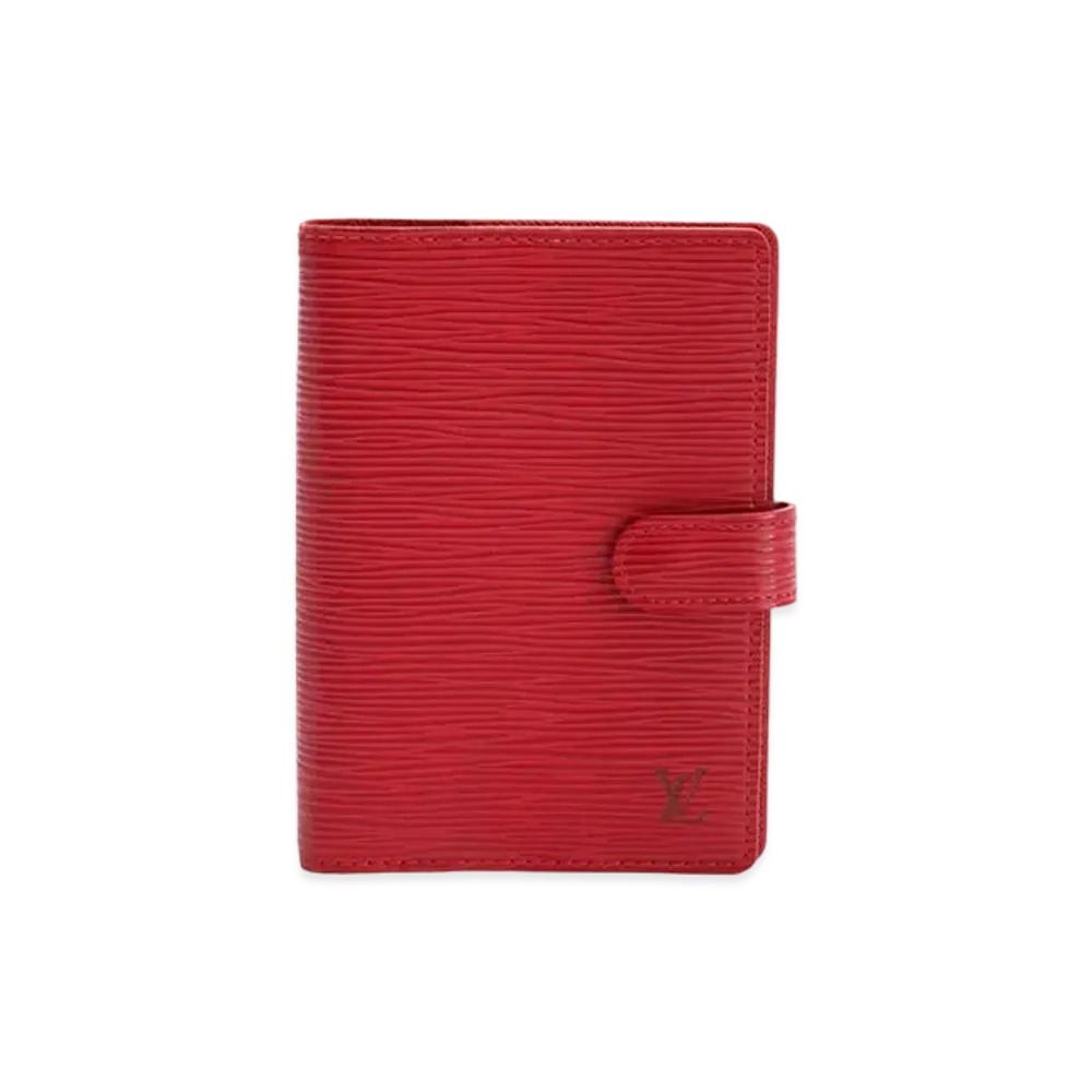 Louis Vuitton Epi Agenda PM "Castilean Red"