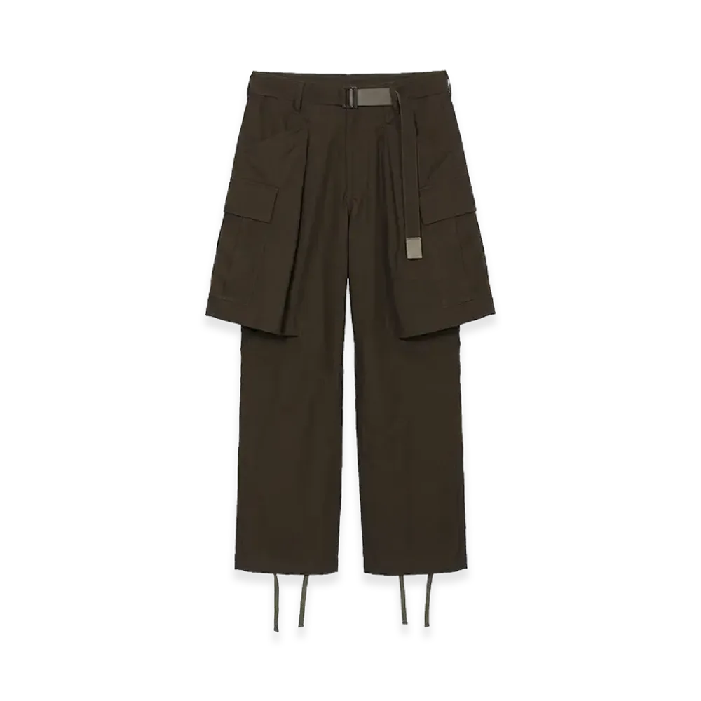 sacai Rip Stop Pants "Brown"