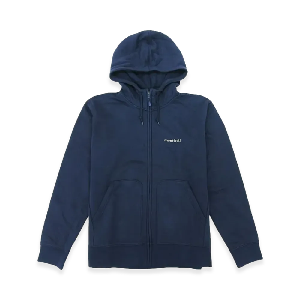 mont-bell Cotton Sweat Zip Parka "Navy"