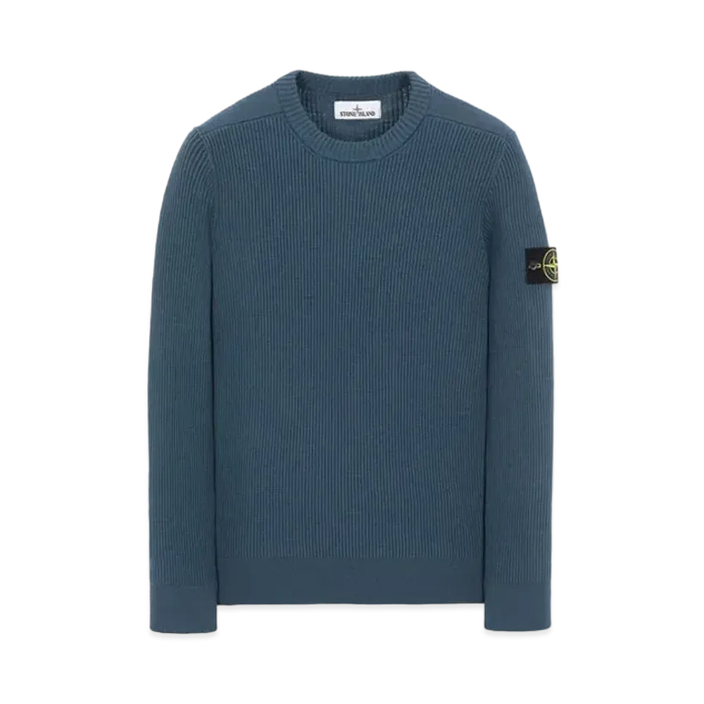Stone Island 521C2 FULL RIB PURE WOOL "Teal"