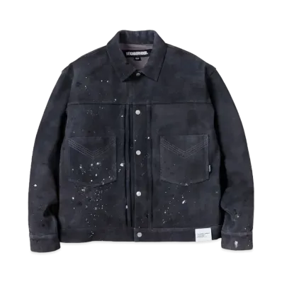 NEIGHBORHOOD Drip Suede Jacket "Gray"