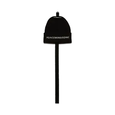 PEACEMINUSONE x FRAGMENT DESIGN. KNIT CAP #1 "Black" / G-DRAGON