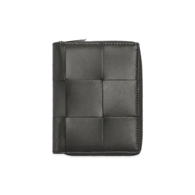 Bottega Veneta Zip Around Wallet "Light Graphite"