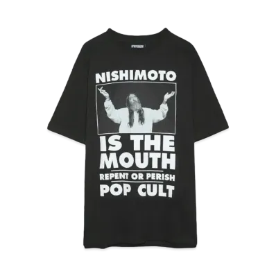 NISHIMOTO IS THE MOUTH POP-CULT S/S TEE "BLACK"