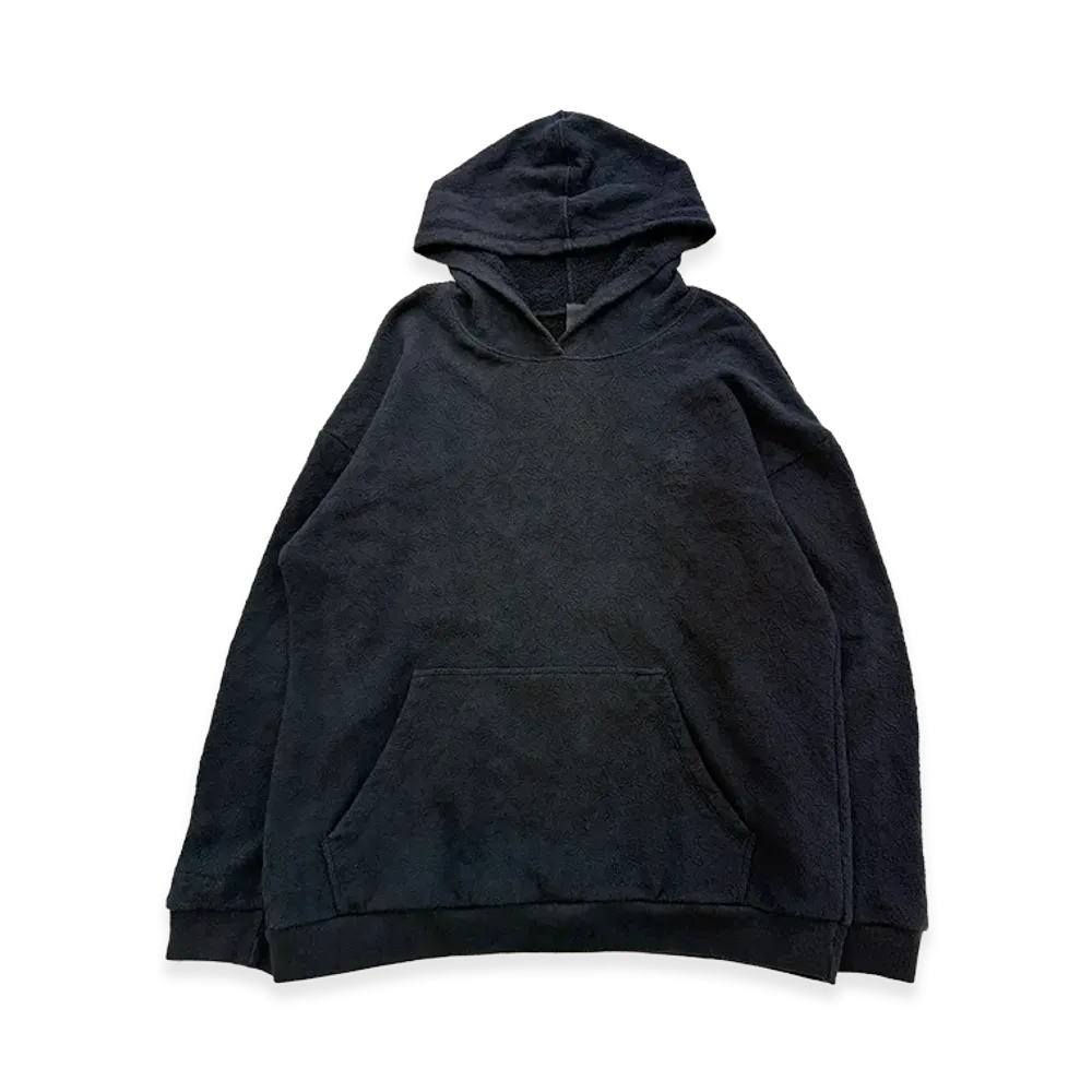 Chrome Hearts Y Not Tonal Monogram Cross Vertical Logo Pullover Hoodie "Black"