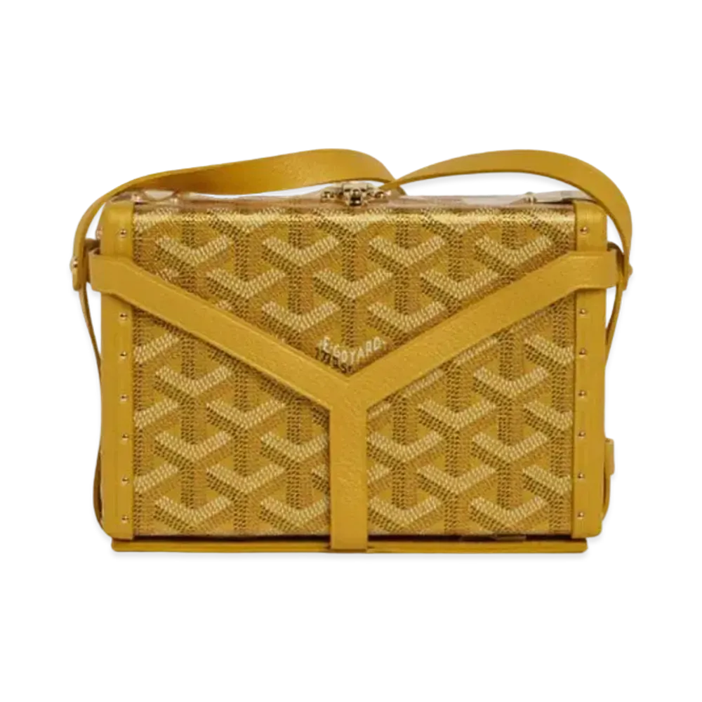 Goyard Minaudiere Trunk Bag "Gold"