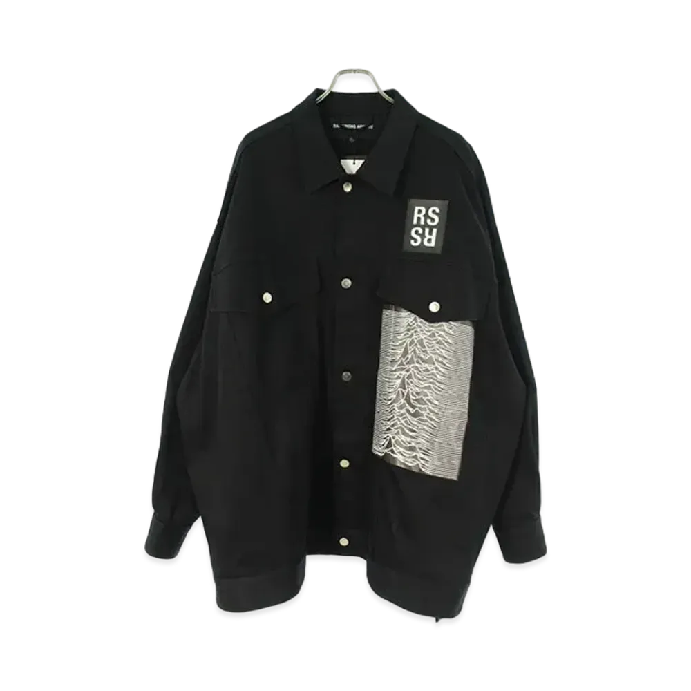 RAF SIMONS Joy Division Denim Jacket "Black"