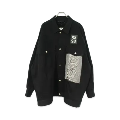 RAF SIMONS Joy Division Denim Jacket "Black"