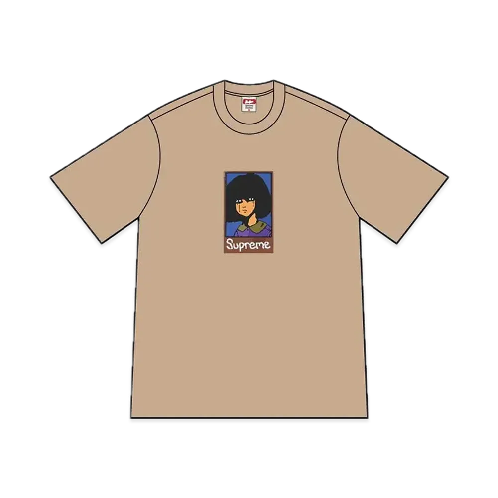 シュプリーム エモ Tシャツ "カーキ"