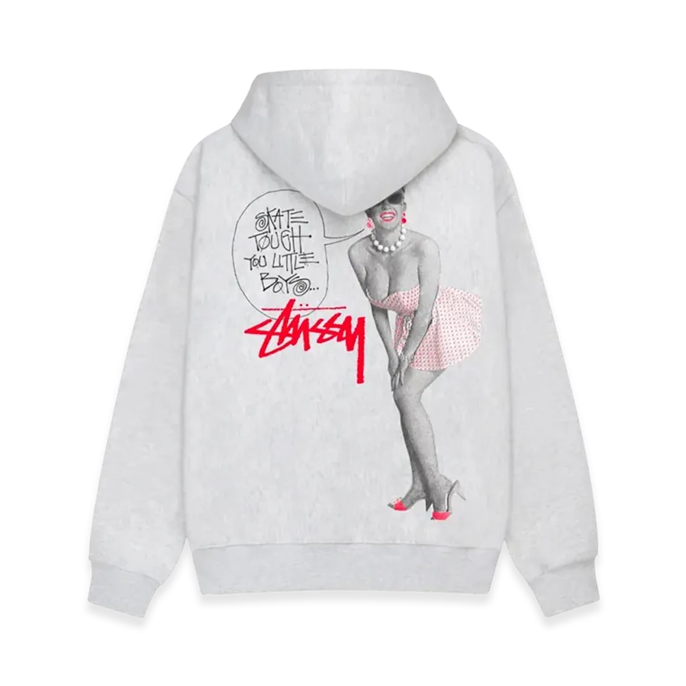 Stussy Skate Tough Hoodie "Ash Heather"