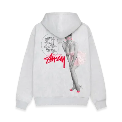 Stussy Skate Tough Hoodie "Ash Heather"