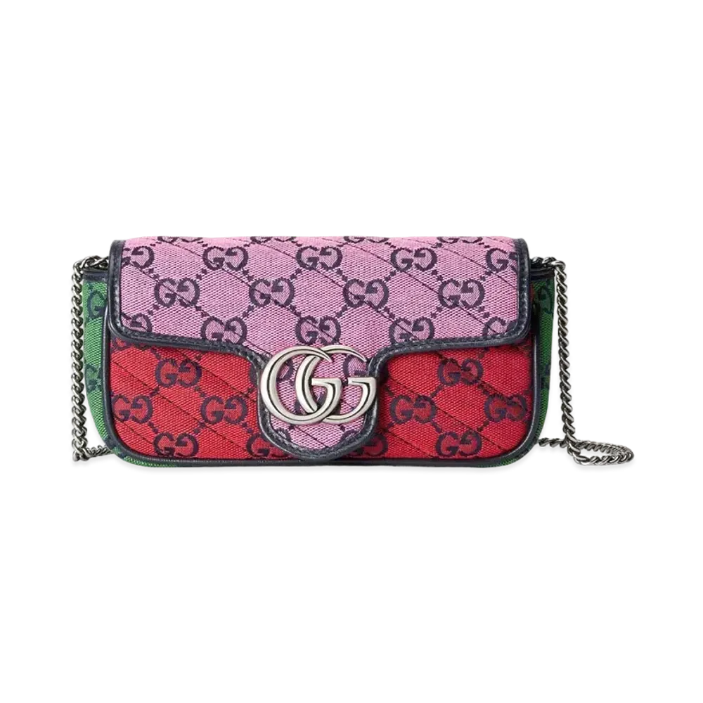 GUCCI GG Marmont Multicolour Super Mini Bag "Multicolour"